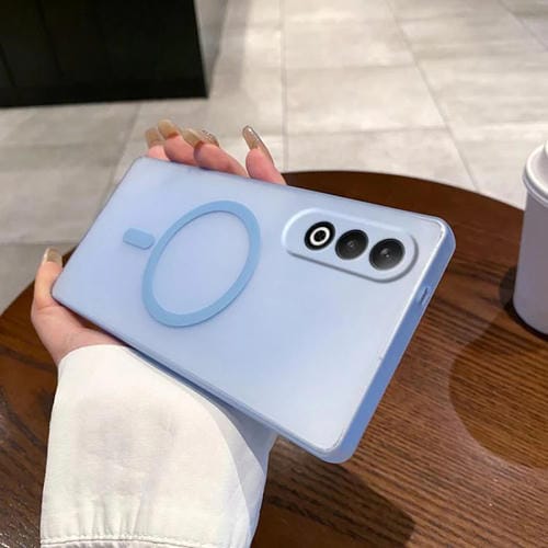 Funda para Teléfono OnePlus Nord Ce4 5G Protección Frío y Hielo (Azul Transparente)