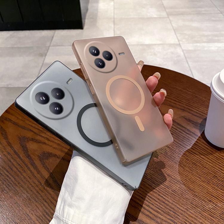 Funda para Xiaomi Civi 5 Pro con orificio fino, antiniebla y MagSafe (transparente, negra)