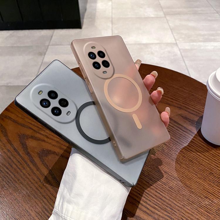 Funda para Teléfono Huawei Nova 13 Pro con Orificio Fino y Protección Niebla Hielo Magsafe (Dorada)