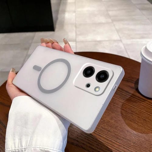 Funda para Teléfono Honor 80 Se con Protección contra Frío y Hielo y Orificios Magsafe (Gris Titanio)