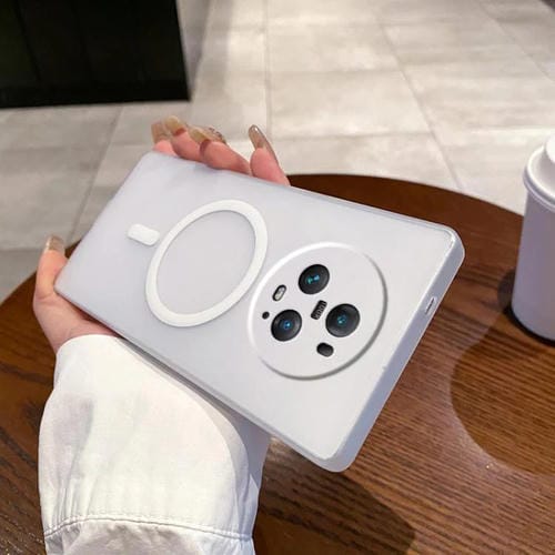 Funda para Teléfono Honor Magic5 Pro Protección contra Frío y Hielo (Blanca)