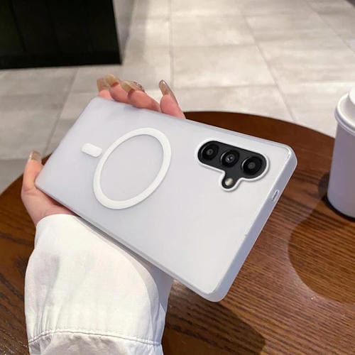 Funda para Teléfono Samsung Galaxy A14 5G Ice Fog Magsafe para PC (Blanca)