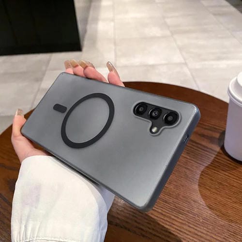 Funda para Teléfono Samsung Galaxy A15 5G Ice Fog Magsafe para PC (Transparente Negra)