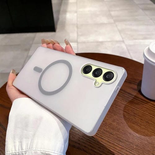 Funda para Teléfono Samsung Galaxy A26 5G Ice Fog Magsafe para PC (Gris Titanio)