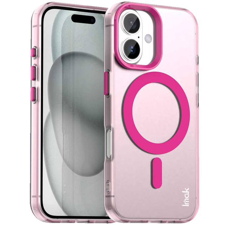 Funda IMAK Candy Series MagSafe a prueba de golpes para iPhone 17 (roja)