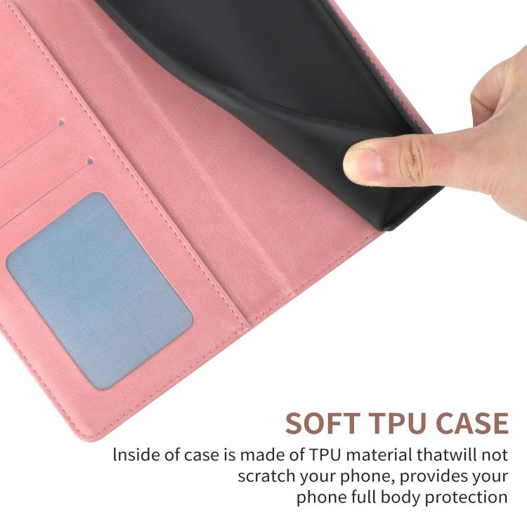 Funda de cuero con tapa y diseño en forma de Y para Infinix Smart 10 Plus 4G (rosa)