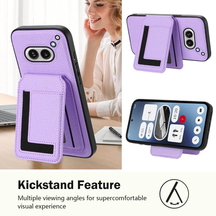 Funda para Teléfono For Nothing Phone 2A Magnética Desmontable Magsafe (Morado Claro)