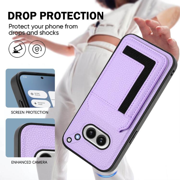 Funda para Teléfono For Nothing Phone 2A Magnética Desmontable Magsafe (Morado Claro)