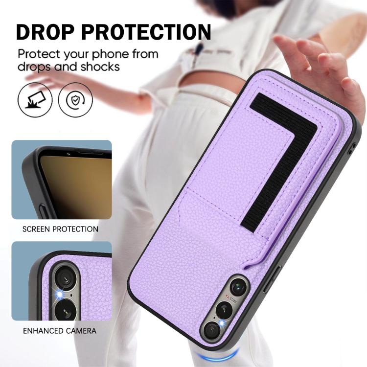 Funda para Sony Xperia 1 Vi Cx01 con Tarjetero Magnético Desmontable Magsafe (Morado Claro)