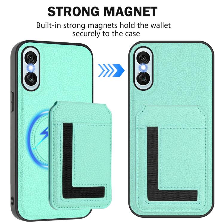 Funda para Sony Xperia 10 Vi Cx01 con Tarjetero Magnético Desmontable Magsafe (Verde Menta)