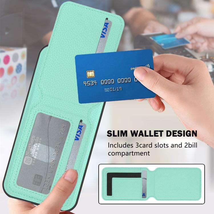 Funda para Sony Xperia 10 Vi Cx01 con Tarjetero Magnético Desmontable Magsafe (Verde Menta)