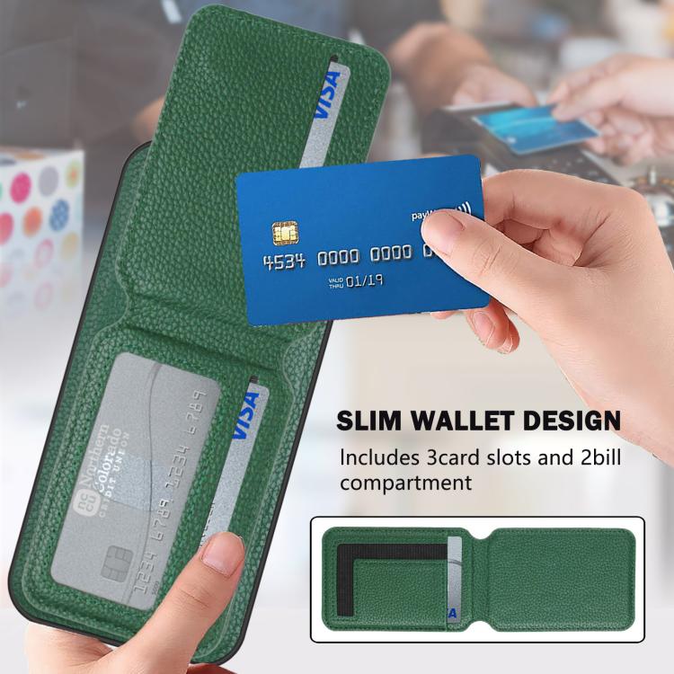 Funda para Sony Xperia 10 Vi Cx01 con Tarjetero Magnético Desmontable Magsafe (Verde Pavo Real)