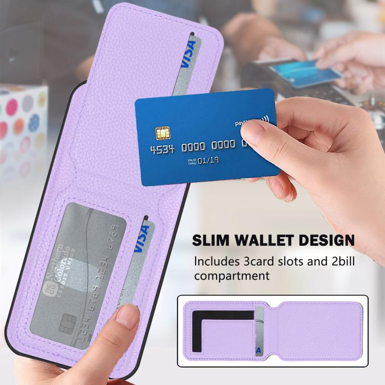 Funda para Sony Xperia 10 Vi Cx01 con Tarjetero Magnético Desmontable Magsafe (Morado Claro)