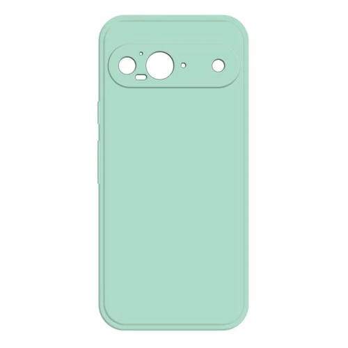 Funda de Silicona Líquida Imitación para Google Pixel 9 (Cian Claro)