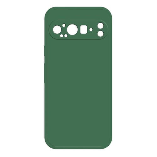Funda de Silicona Líquida Imitación para Google Pixel 9 Pro (Verde Oscuro)