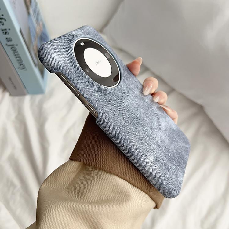 Funda Magnética PC y PU para Huawei Pura 70 Denim Magsafe (Azul Claro)