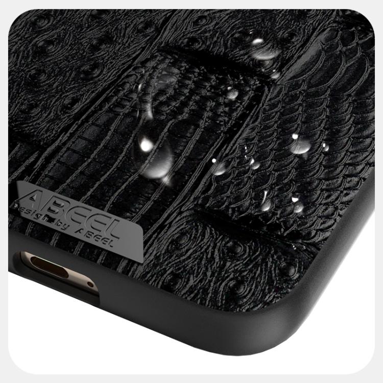 Funda de Piel Auténtica con Micrograbado 6D Abbeel Beast Pattern para Huawei Pura 70 Pro / 70 Pro+ (Azul)