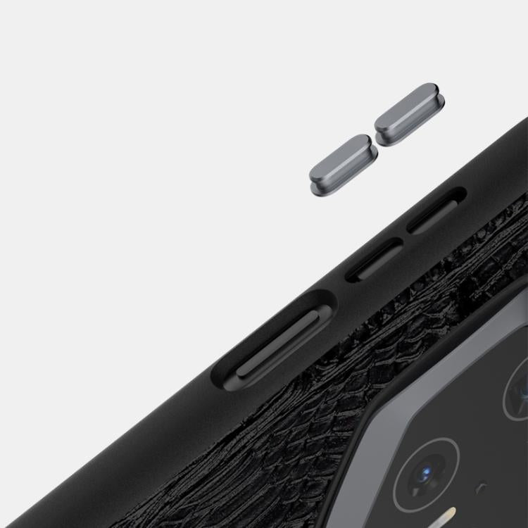 Funda de Piel Auténtica con Micrograbado 6D para Huawei Mate 60 Rs Ultimate (Azul)