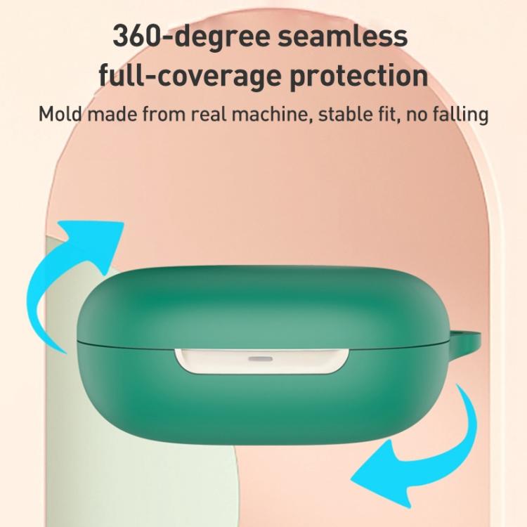 Funda Protectora Silicona para Auriculares Inalámbricos Shokz Openfit 2 T920 (Verde Oscuro)