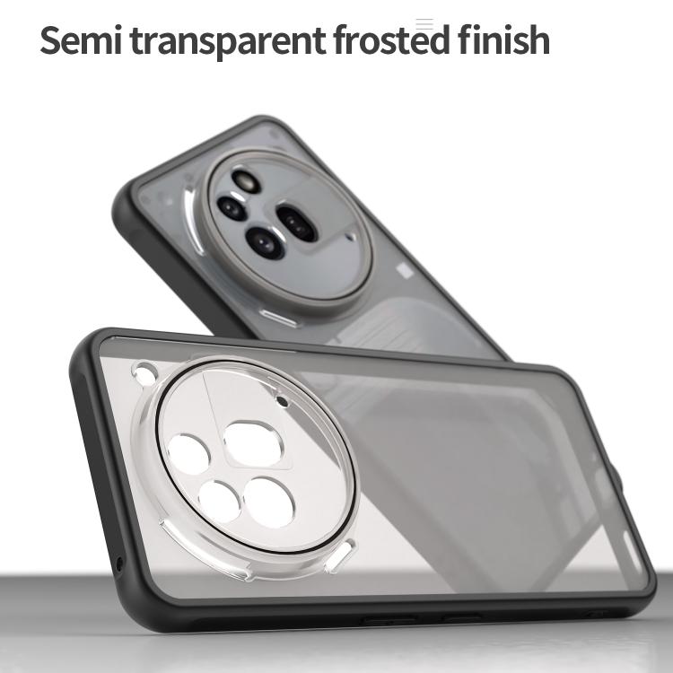 Funda híbrida TPU y PC Fan Dun Series para Teléfono 3A Pro (Negro)