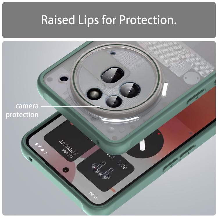 Funda Híbrida TPU y PC para Teléfono 3A Pro Fan Dun Series (Verde)