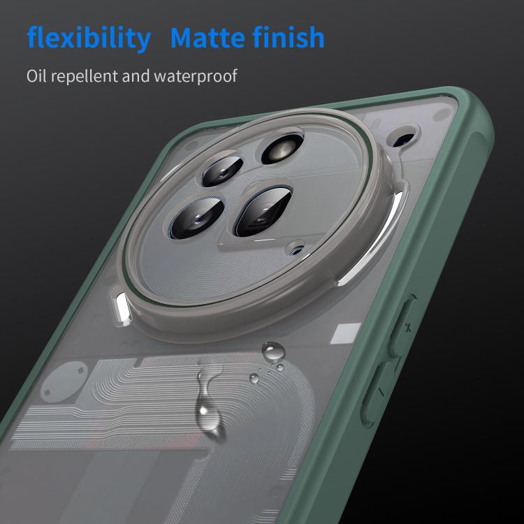 Funda Híbrida TPU y PC para Teléfono 3A Pro Fan Dun Series (Verde)