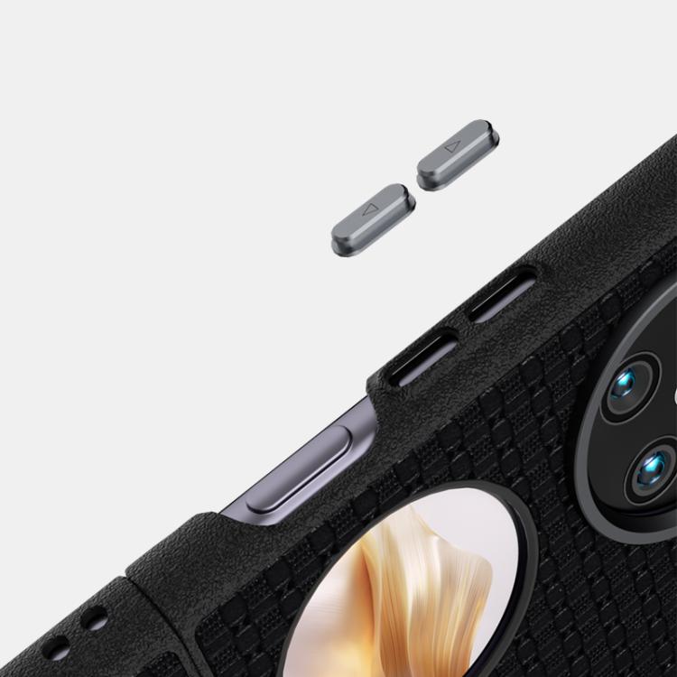 Funda de Cuero con Micro Relieve 6D y Magsafe para Huawei Pocket 2 (Negro)
