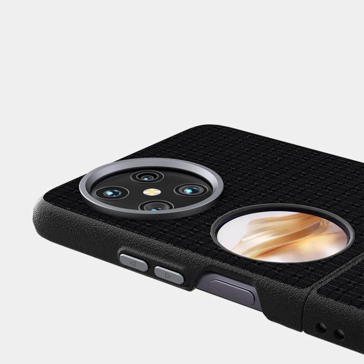 Funda de Cuero con Micro Relieve 6D y Magsafe para Huawei Pocket 2 (Negro)