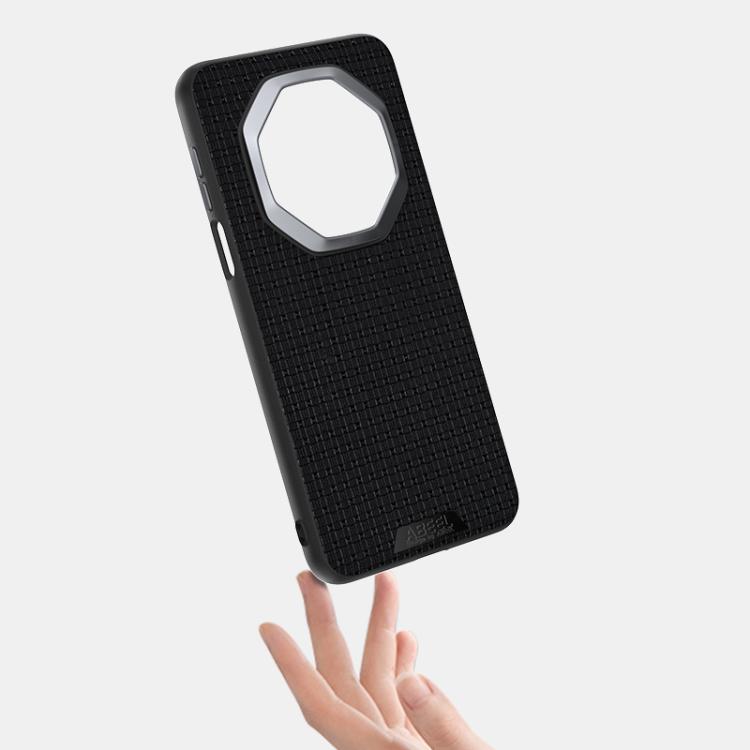 Funda de Piel con Microrelieve 6D para Huawei Mate 70 Rs Ultimate (Negra)