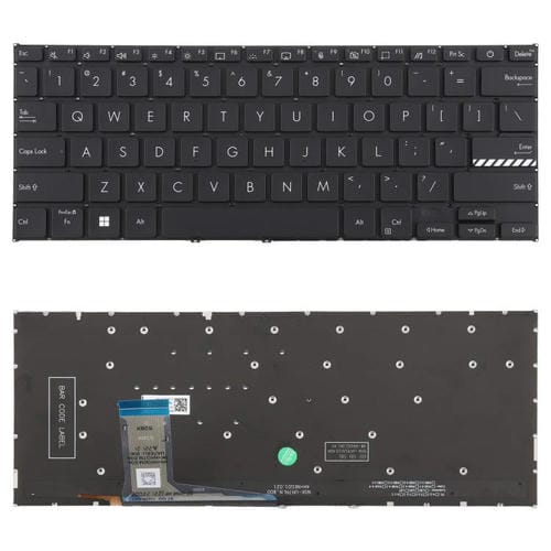 Teclado Retroiluminado Asus Vivobook 14 Pro X1402 M1402 D1402 F1402 X1403Z X1402Z (Negro) (Versão EUA)