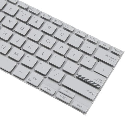Teclado Asus Vivobook 14 Pro X1402 M1402 D1402 F1402 X1403Z X1402Z (Versión USA) (Plateado)