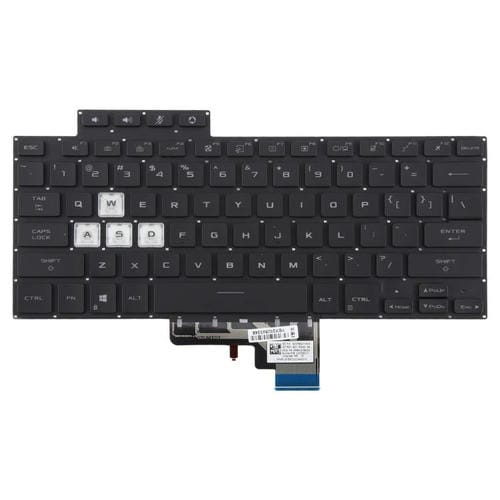 Clavier rétroéclairé Asus Tuf Air Fx516 Fx516P Fx516Pr Fx516Pm Fa516 (Noir) (Version USA)