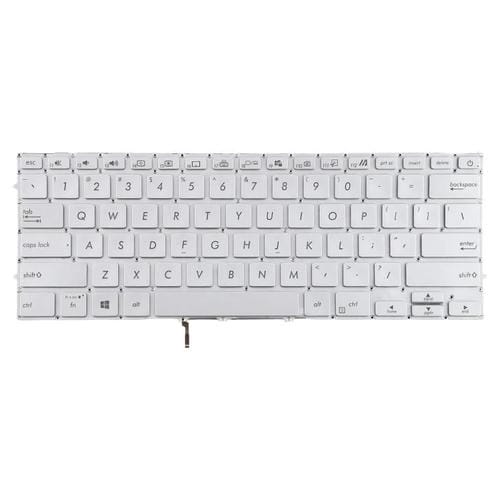 Clavier rétroéclairé Asus Ux431 X431 V431 K431 S431 X431Fac Ux431U Ux431F U4500F (Argenté)