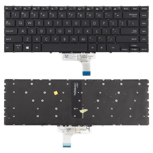 Hintergrundbeleuchtete Tastatur Asus Zenbook UX363E UX363EA UX363J UX363JA X371EA UX371 UX371E UX371EA UXF3000 UXF3000E (Schwarz) (USA-Version)