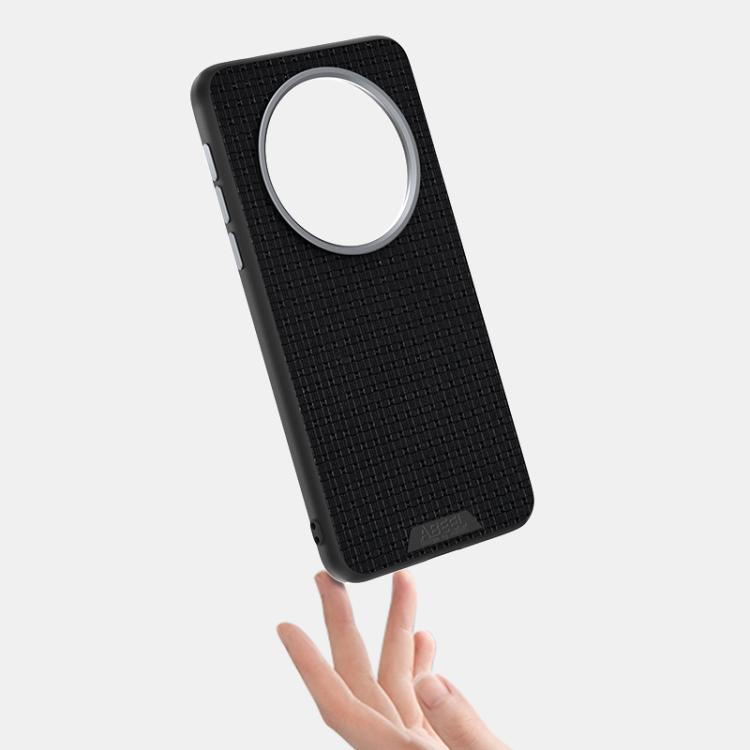 Funda de Cuero Micro Relieve 6D Abeel Ruyi para Huawei Mate 70 (Azul)