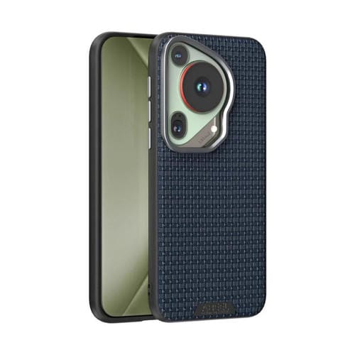 Funda de Cuero con Micro Relieve Magsafe 6D para Huawei Pura 70 Ultra (Azul)