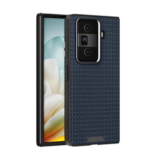 Funda de Cuero con Microrelieve 6D Magsafe para Honor Magic Vs3 (Azul)