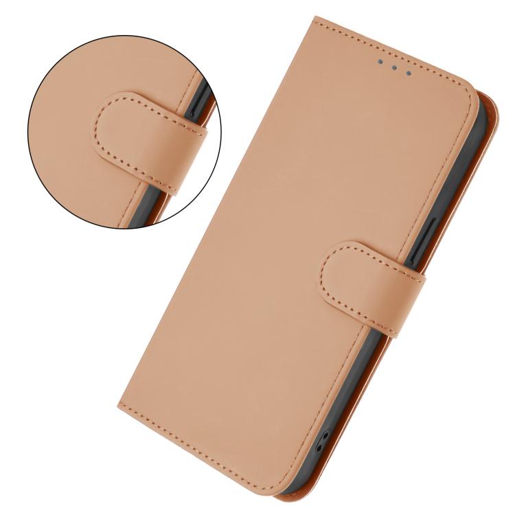 Funda de piel con cordón para Samsung Galaxy M56 5G, color piel, lisa y con tacto suave (desnudo)