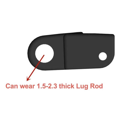 Conectores de Correa de Metal 22mm Amazfit T-Rex Ultra (Negro) Par