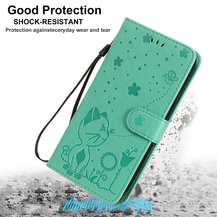 Funda de Cuero Cat Bee para iPhone 11 con Tapa Horizontal, Soporte, Ranuras para Tarjetas y Billetera (Verde)
