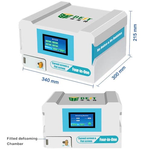 Intelligente Laminier- und Antischaummaschine Best B-528 4 in 1 7 Zoll mit integrierter Vakuumpumpe (EU-Stecker)
