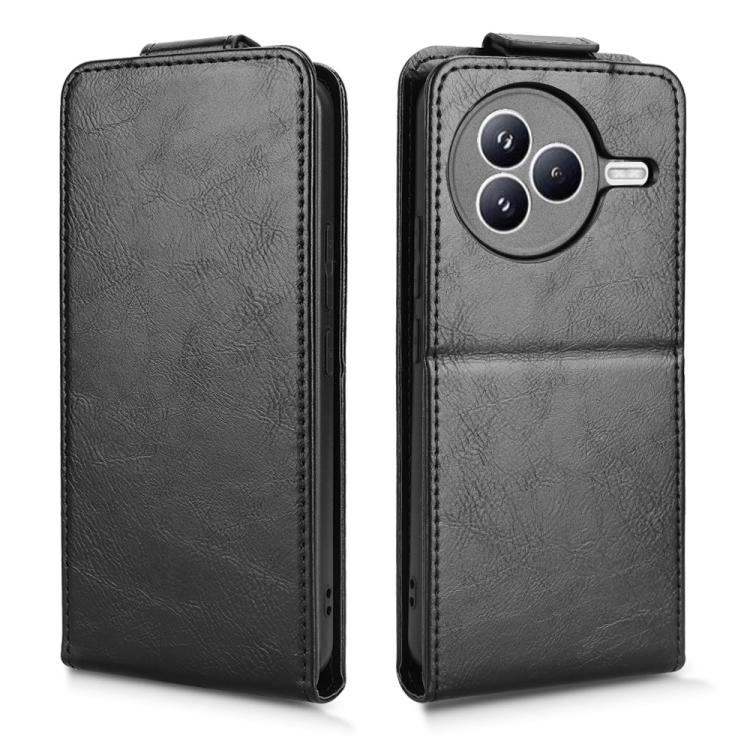 Funda magnética vertical de cuero con hebilla para Xiaomi Civi 5 Pro 5G (negro)