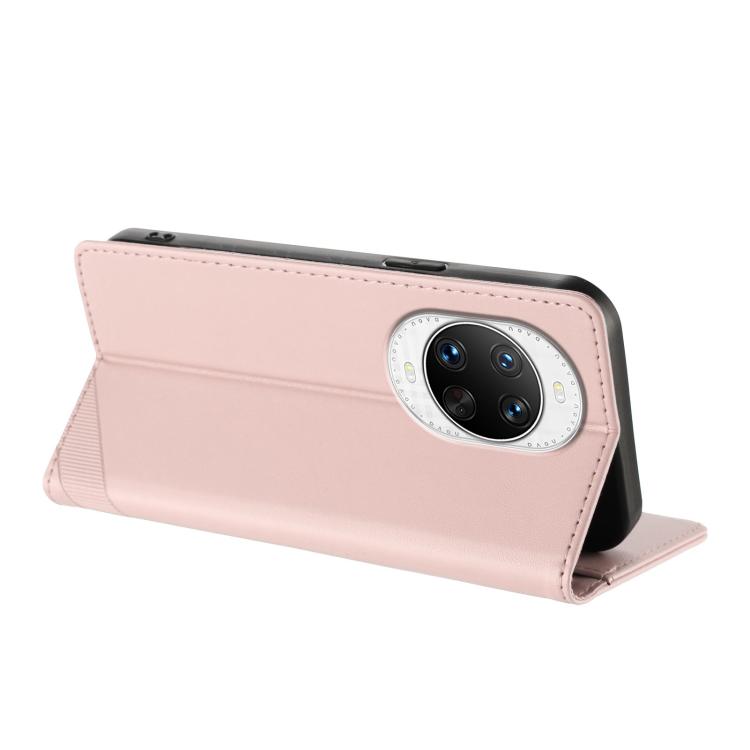 Funda de cuero retro con relieve para Huawei nova 14 Pro (rosa)