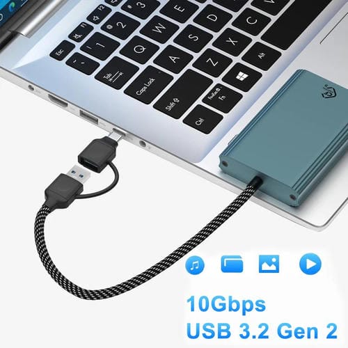 Lector de Tarjetas Tipo C USB a Cfexpress Tipo B (Verde)