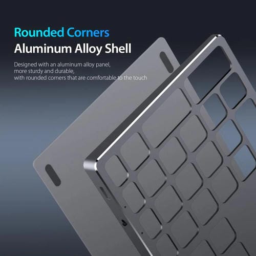 Teclado Inalámbrico Universal Portátil Dux Ducis Serie Lk (Negro)