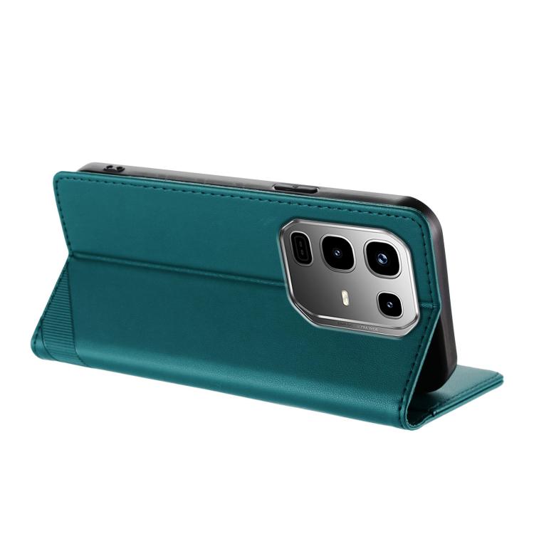 Funda de cuero retro con relieve para Infinix Note 50 Pro+ 5G (verde oscuro)