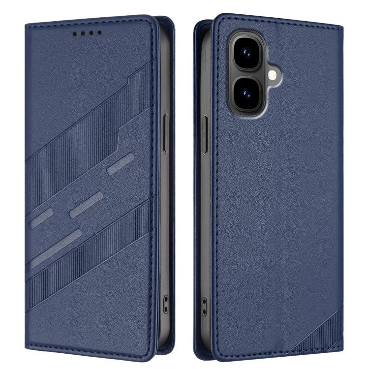 Funda de cuero retro con relieve para Infinix Smart 10 4G (azul oscuro)