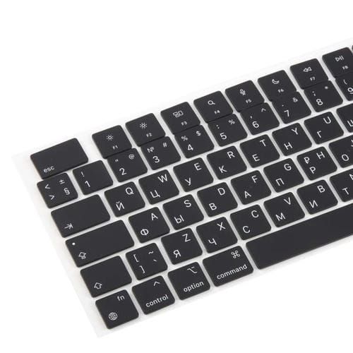 Large Keys Apple MacBook A2442, A2485, A2779, A2780, A2991, A2992, A2918 (British Version) Russian Language