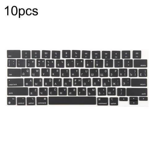 Teclas de Entrada Grandes (Versión Británica) para MacBook A2442, A2485, A2779, A2780, A2991, A2992 y A2918. Idioma: Suecia. (10 Uds.)