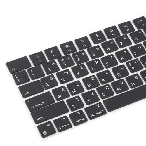 Tasti di ingresso piccoli Apple MacBook A2442, A2485, A2779, A2780, A2991, A2992 e A2918 (Versione USA) Lingua Russa